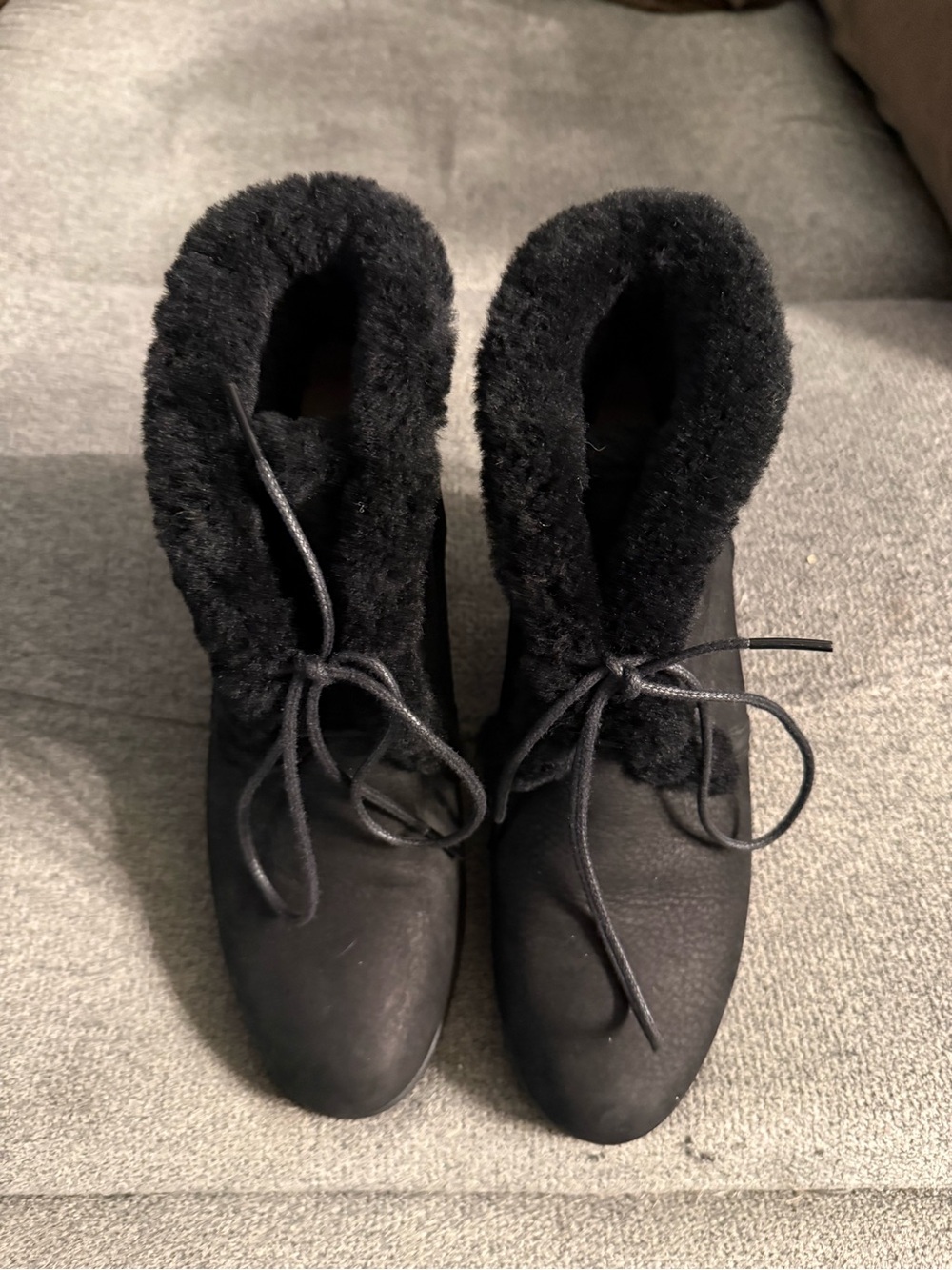 Black Ankle Boots Uggs Size 7 Black Women